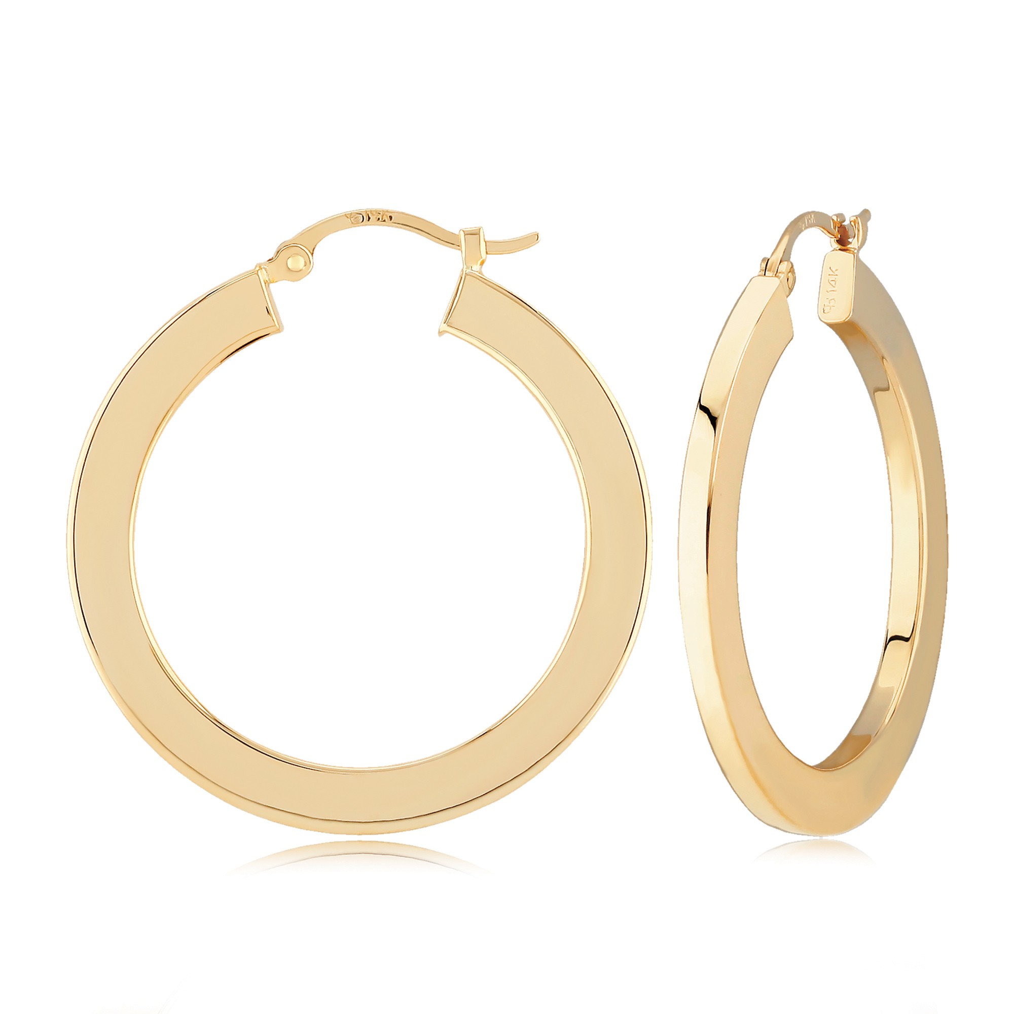 Gold Hoop Earrings -Small Hoop Earrings -Big Hoop Earrings -22K Gold  -Indian Gold Jewelry -Buy Online