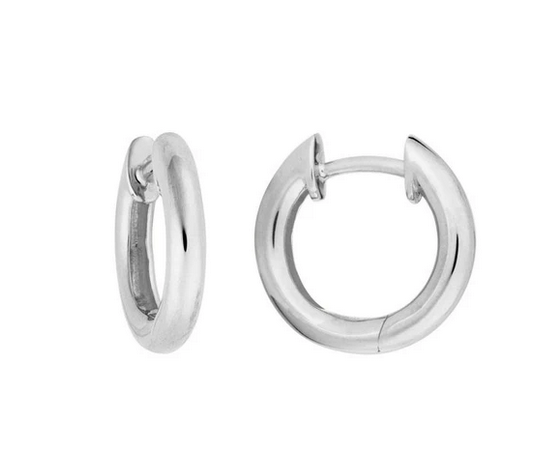 White Gold Hoop Earrings - Simmons Fine Jewelry