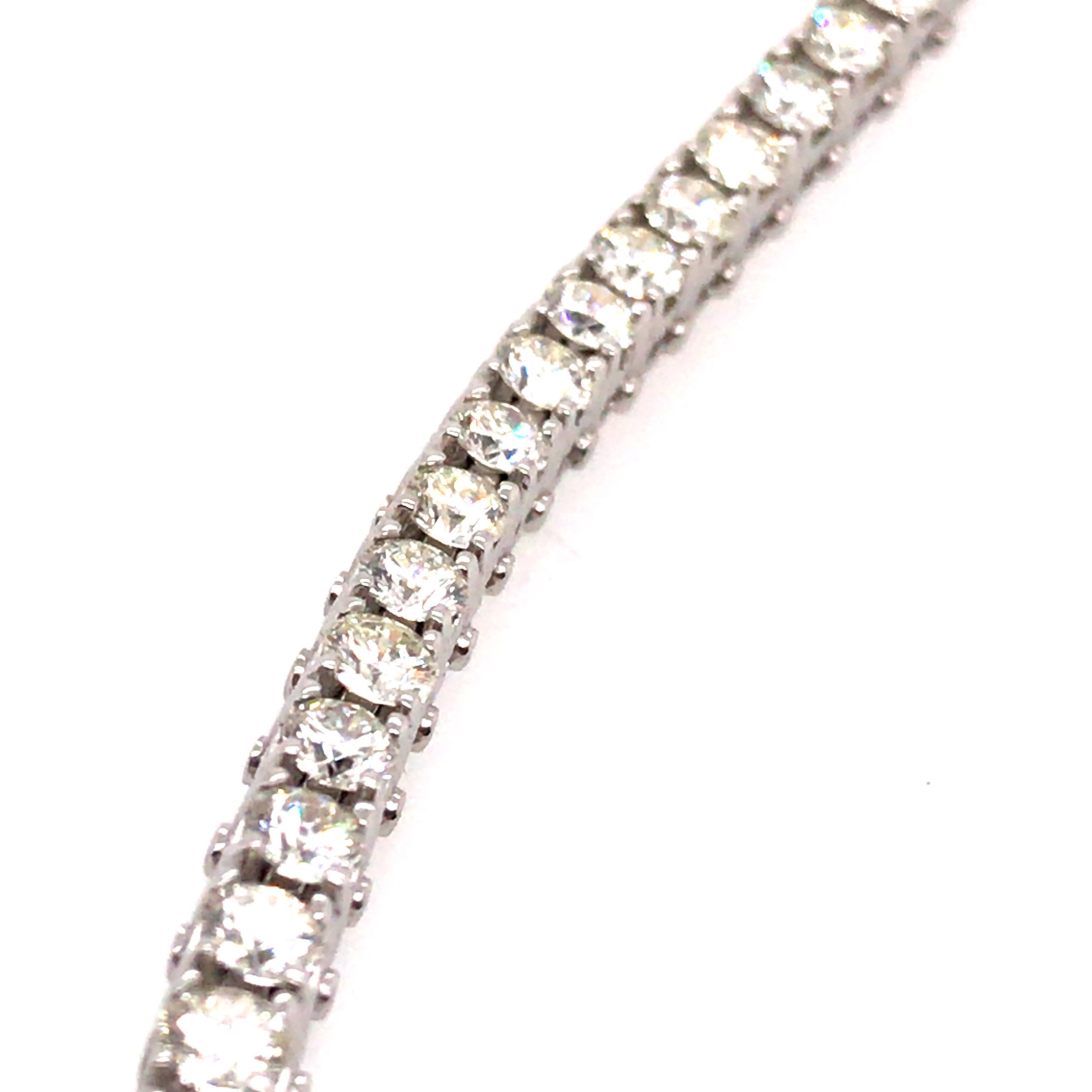 White Gold Diamond TENNIS Bracelet - Simmons Fine Jewelry