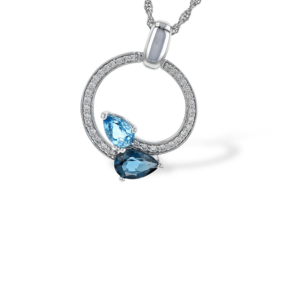 Blue Topaz Necklace at Rs 4686/piece | पुखराज का हार in Jaipur | ID:  4326139597
